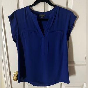 The Limited: blue blouse in medium